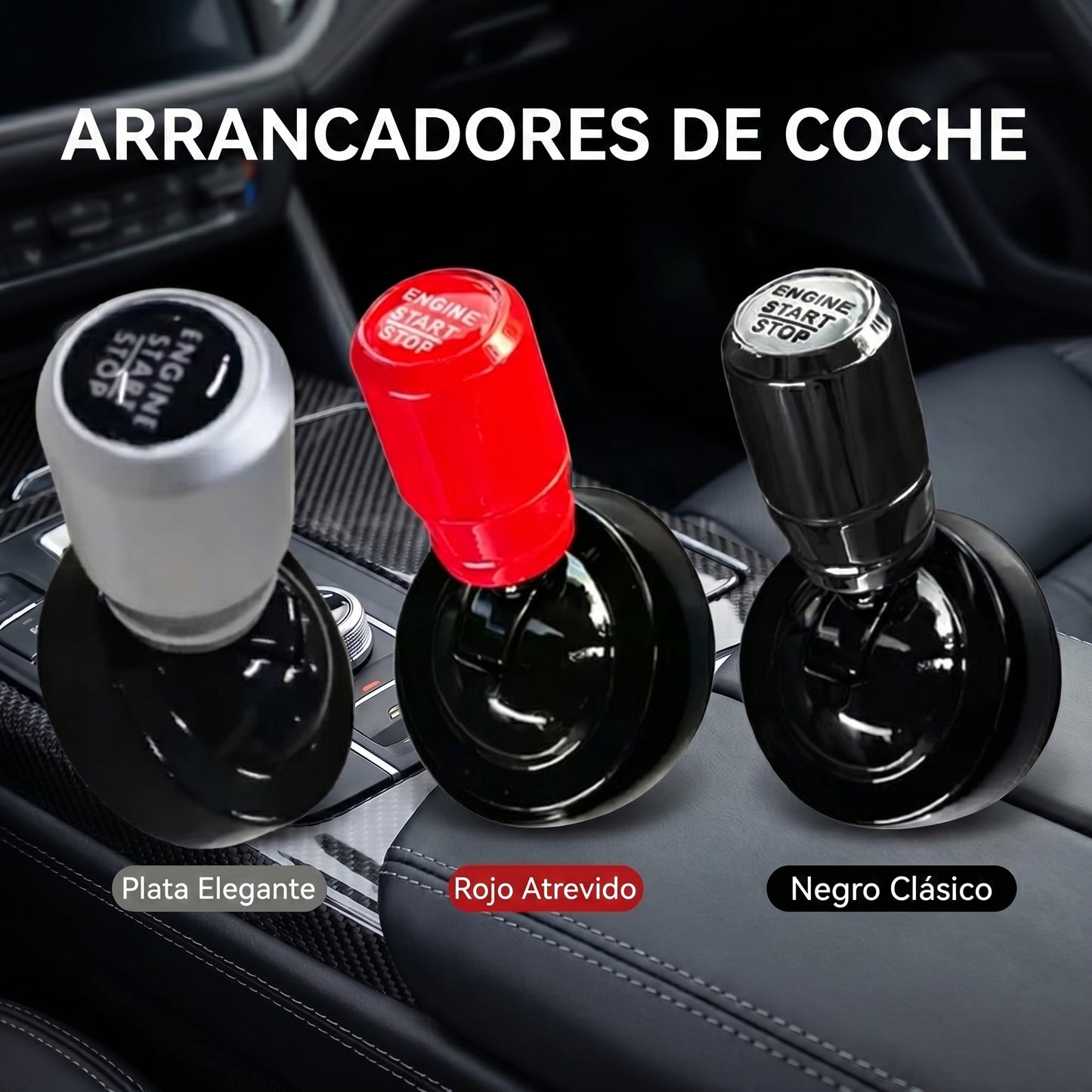 Botón de arranque de un solo toque para automóvil con palanca basculante